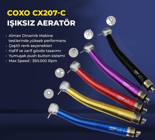 Coxo Renkli Aeratör Siyah Standart Kafa ( 2 Çıkışlı )