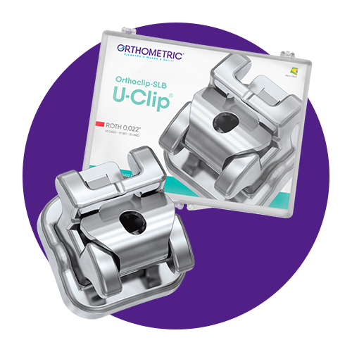 Orthometric Metal Kapaklı Braket Seti Orthoclip Slb U Clip