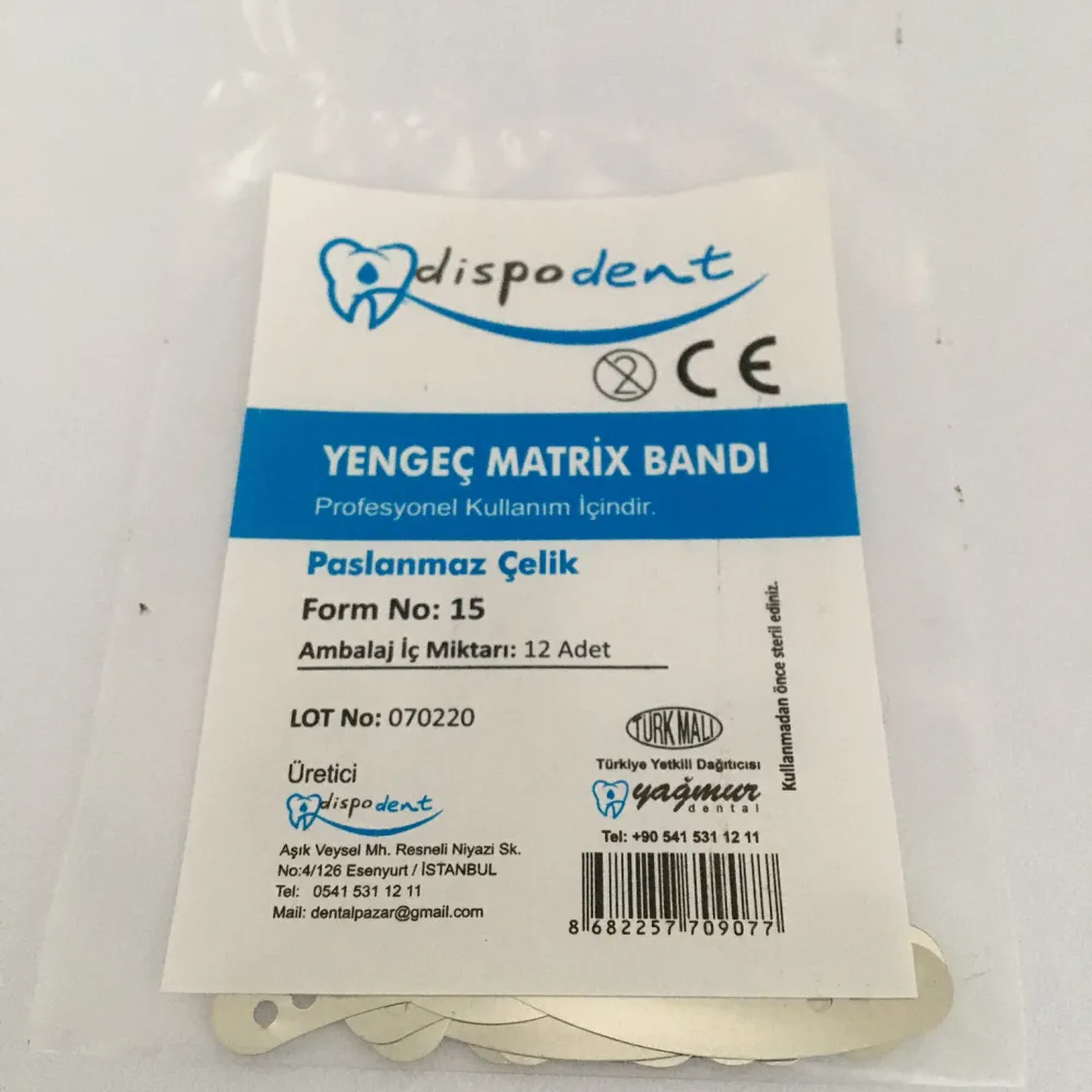 Yengeç Matrix Bandı Form No:15