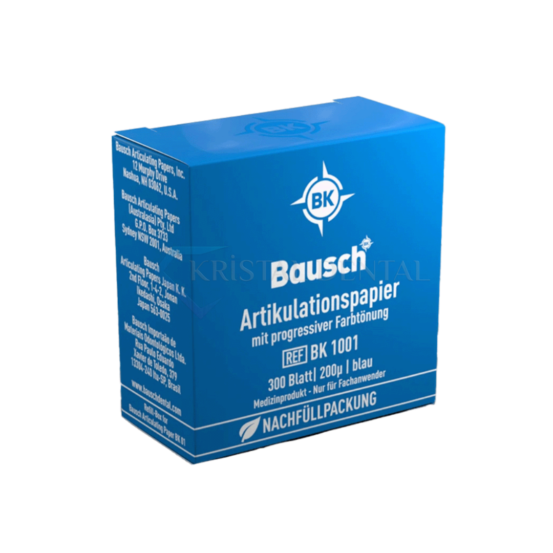 Bausch Progresif Renk Geçişli 200 µ Artikülasyon Kağıdı Mavi BK 01