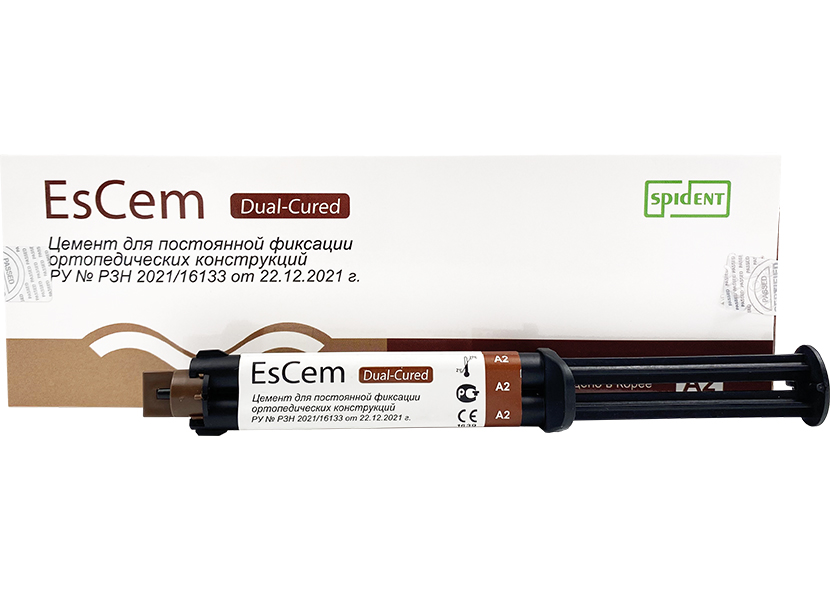 Spident EsCem Self Adeziv Dual Cure Rezin Siman A2