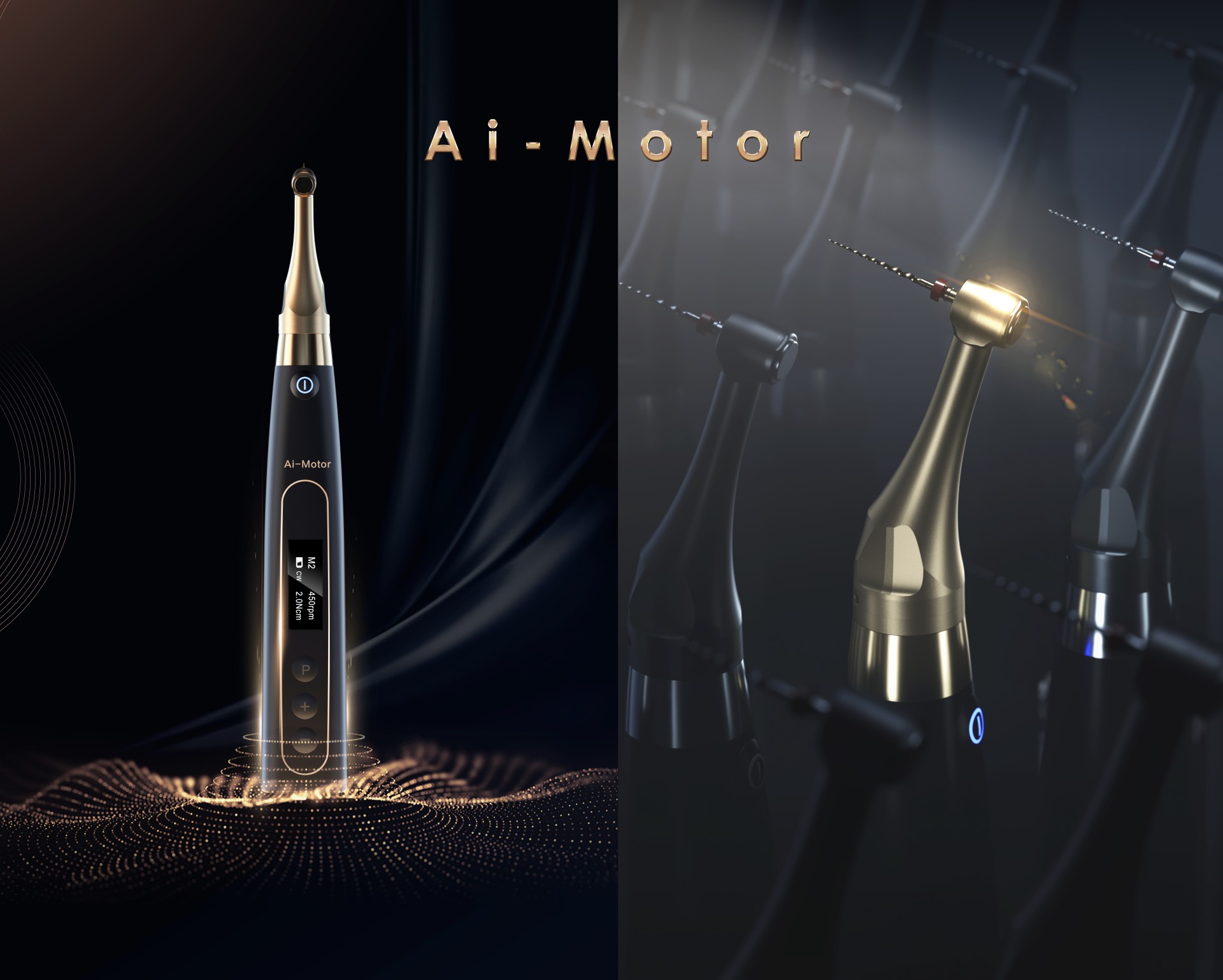 Woodpecker Ai Endo Motor ve Apex Bulucu Siyah