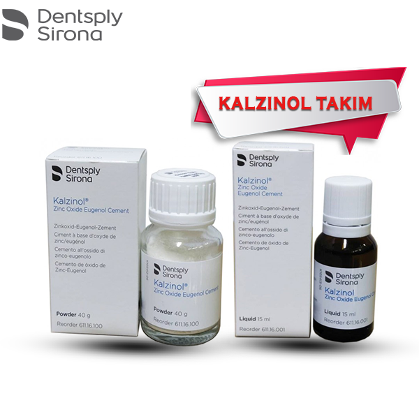 Dentsply Sirona Kalzinol Çinko Oksit Ojenol Siman 40 Gr Toz ve Likit